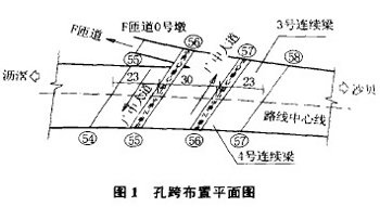 孔跨布置平面圖